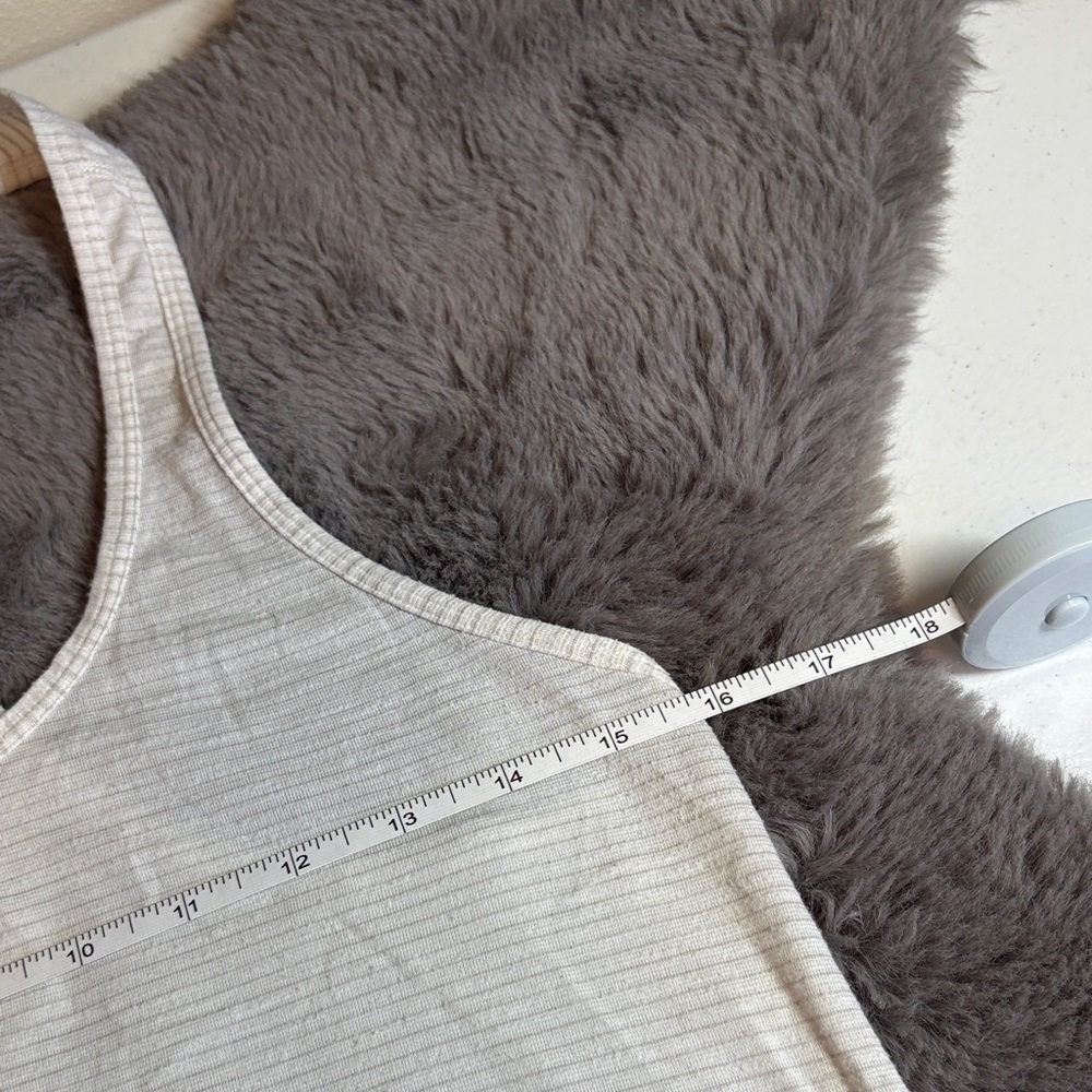 lululemon athletica White Striped Tank Top - Picture 3 of 4
